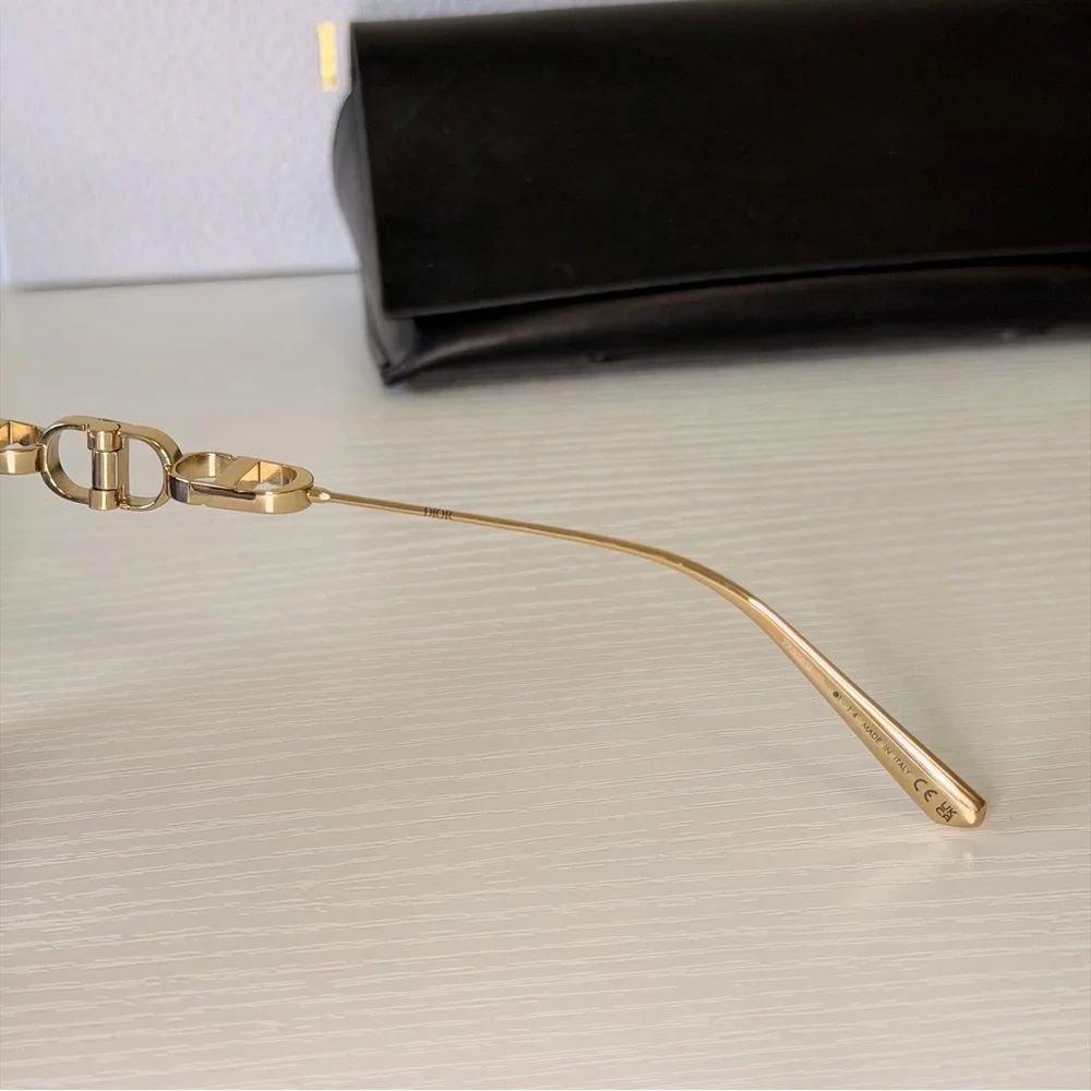 New! Dior CD Chain M3U B0B0 Sunglasses, Authentic